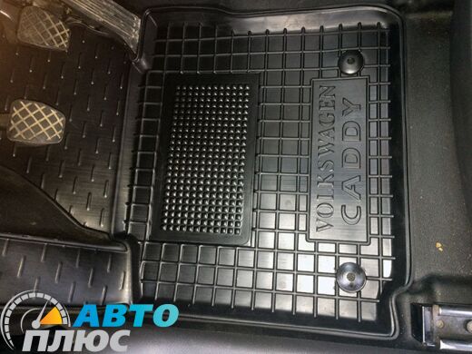 Автомобільні килимки в салон Volkswagen Caddy 2004-2020 (3 двері) (Avto-Gumm)