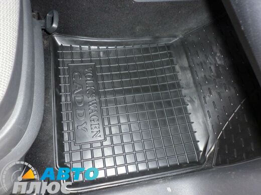 Автомобільні килимки в салон Volkswagen Caddy 2004-2020 (3 двері) (Avto-Gumm)