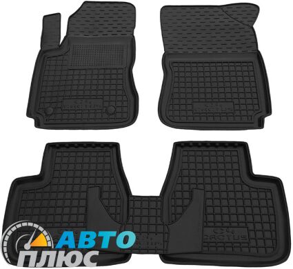 Автомобильные коврики в салон Citroen C4 Cactus 2015- (Avto-Gumm)
