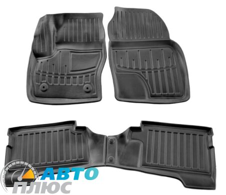 3D Коврики в салон автомобиля Ford C-Max 2010-2019 Hybrid (Stingray)