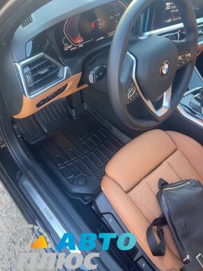 3D Коврики в салон автомобиля BMW 3 (G20) 2019- (Stingray)