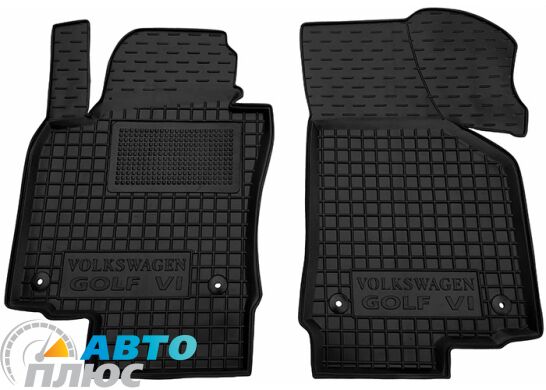 Передние коврики в автомобиль Volkswagen Golf 5 03-/6 09- (Avto-Gumm)