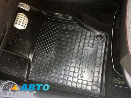 Водительский коврик в салон Peugeot 308 2008- (Avto-Gumm)