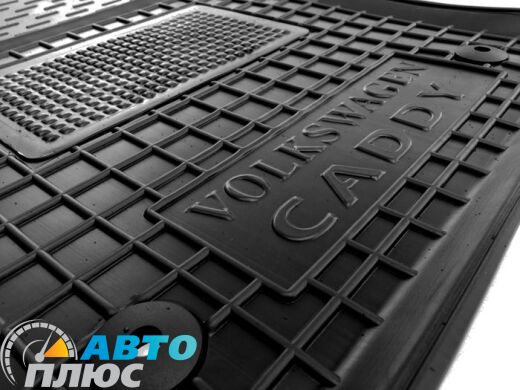 Водительский коврик в салон Volkswagen Caddy 2004-2020 (Avto-Gumm)