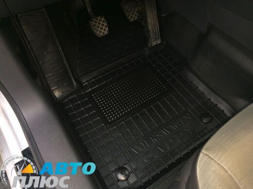 Водительский коврик в салон Volkswagen Caddy 2004-2020 (Avto-Gumm)