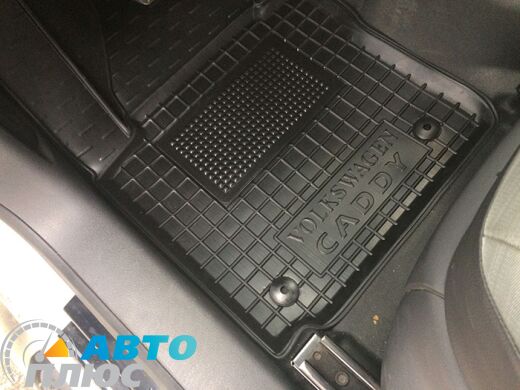 Водительский коврик в салон Volkswagen Caddy 2004-2020 (Avto-Gumm)