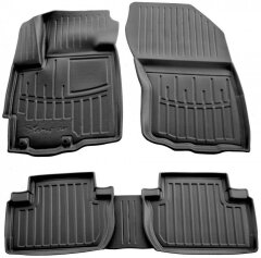 3D Коврики в салон автомобиля Mitsubishi Outlander XL 07-/Citroen C-Crosser 07-/Peugeot 4007 07- (Stingray)