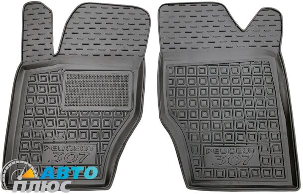 Передние коврики в автомобиль Peugeot 307 2001-2011 (Avto-Gumm)