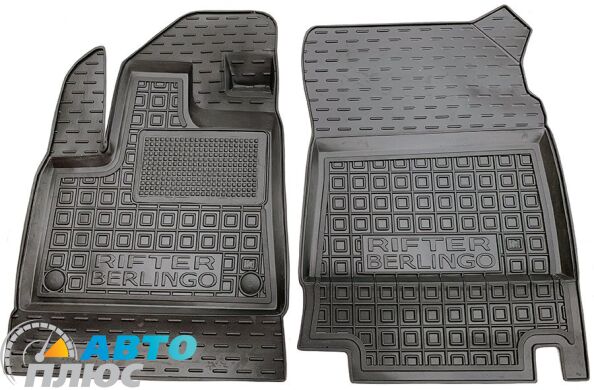 Передние коврики в автомобиль Peugeot Rifter 19-/Citroen Berlingo 19- (Avto-Gumm)