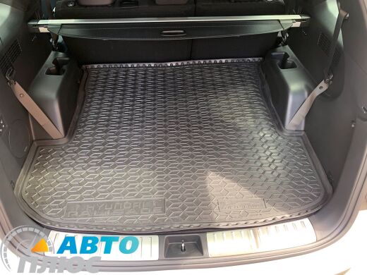 Автомобильный коврик в багажник Hyundai Palisade 2021- 7 мест (AVTO-Gumm)