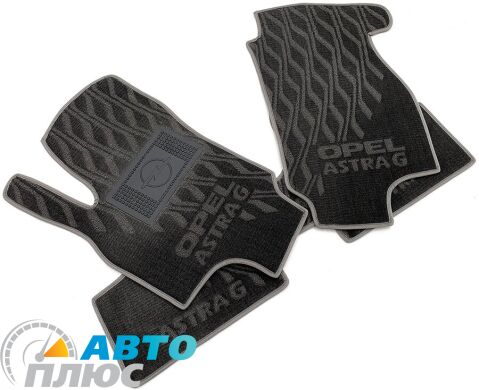 Композитные коврики в салон Opel Astra Classic (G) 1998- (V) серые AVTO-Tex