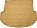 фото картинка Автомобильный коврик в багажник Hyundai Santa Fe (DM) 2012- 5 мест бежевый (AVTO-Gumm) — АвтоПлюс