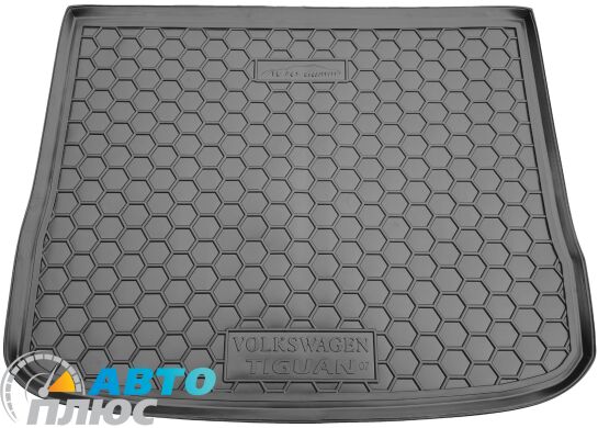 Автомобильный коврик в багажник Volkswagen Tiguan 2007-2016 (Avto-Gumm)