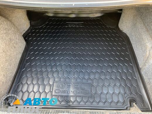 Автомобильный коврик в багажник Opel Omega B 1994- Sedan (Avto-Gumm)