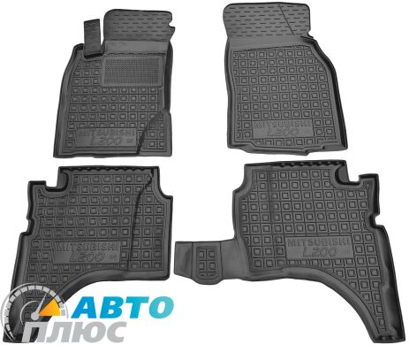Автомобільні килимки в салон Mitsubishi L200 Double Cab 1996-2006 (AVTO-Gumm)