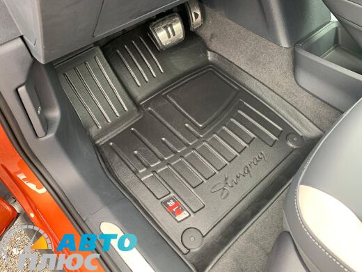 3D Коврики в салон автомобиля Volkswagen ID6 2021-/Audi Q5 e-Tron 2021- (Stingray)