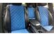 фото картинка Накидки на сиденья автомобиля из алькантары синие (комплект) Стандарт — АвтоПлюс