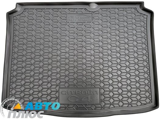 Автомобильный коврик в багажник Citroen C4 2004-2010 (AVTO-Gumm)