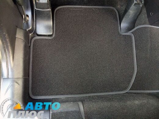 Ворсовые коврики в салон Mitsubishi Outlander XL 2007- черные Milan