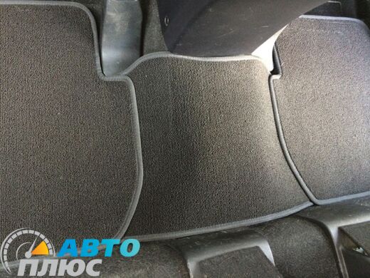 Ворсовые коврики в салон Mitsubishi Outlander XL 2007- черные Milan