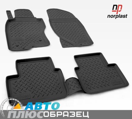 Полиуретановые коврики в салон Mitsubishi Pajero Sport 3 2016- (NorPlast)