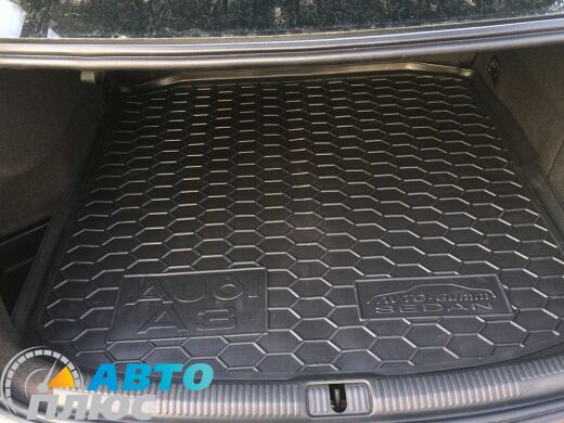 Автомобильный коврик в багажник Audi A3 2012- Sedan (Avto-Gumm)