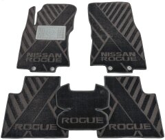 Композитні килимки в салон Nissan Rogue 2013- (X) чорні AVTO-Tex