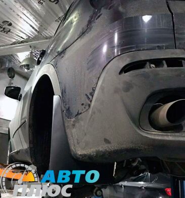 Комплект брызговиков BMW X5 (E70) 2007- с порогами (AVTM)