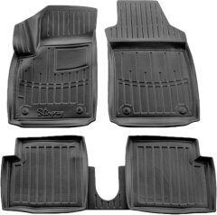 3D Коврики в салон автомобиля Fiat 500 2007- (Stingray)