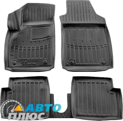 3D Коврики в салон автомобиля Fiat 500 2007- (Stingray)