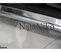 Накладки на пороги Fiat Punto 1999-2007 (5 дверей) (Premium)