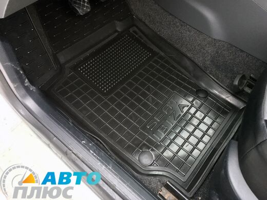Водительский коврик в салон Seat Ibiza (6J) 2008- (Avto-Gumm)