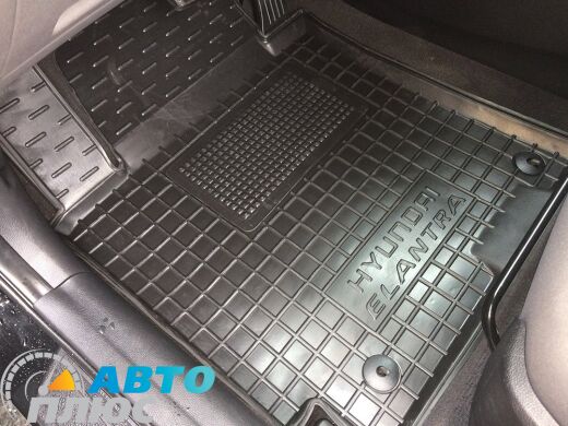 Водительский коврик в салон Hyundai Elantra 2011-2016 (MD) (Avto-Gumm)