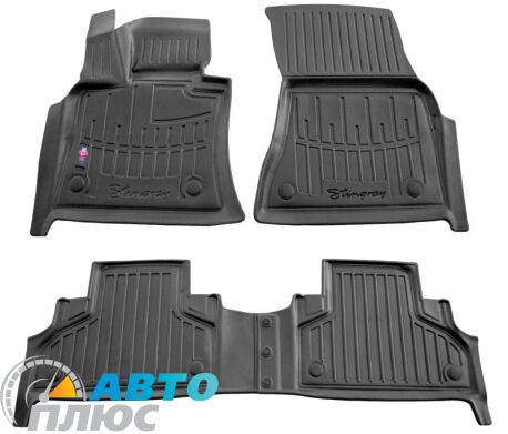 3D Килимки в салон автомобіля BMW X5 (F15) 13-/X6 (F16) 2014- (Stingray)
