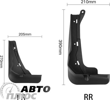 Комплект брызговиков BYD Sea Lion 05 DM-i 2025- (Xukey)