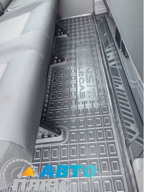 Автомобильные коврики в салон Ford Transit (mk7) 2014- (1+2) DoubleCab (2-й ряд) (AVTO-Gumm)