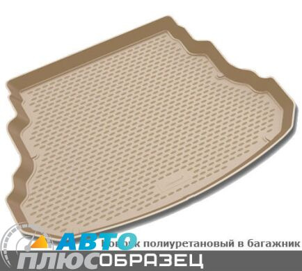 Автомобильный коврик в багажник Volvo XC40 Recharge 2020- бежевый (AVTO-Gumm)