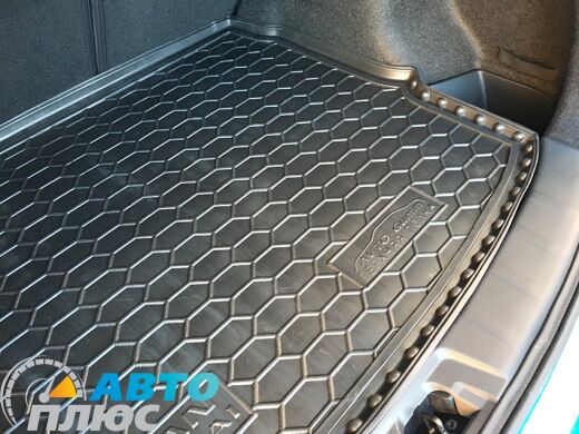 Автомобильный коврик в багажник Nissan Qashqai 2017- FL верхняя полка (Avto-Gumm)