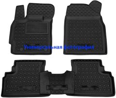 Автомобильные коврики в салон Great Wall Haval H9 2017- 7 мест (AVTO-Gumm)