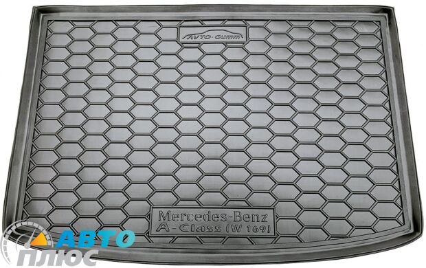 Автомобильный коврик в багажник Mercedes A (W169) 2005- (Avto-Gumm)