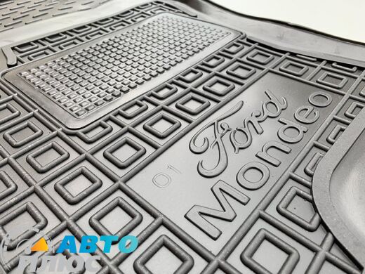 Водительский коврик в салон Ford Mondeo 3 2000-2007 (Avto-Gumm)