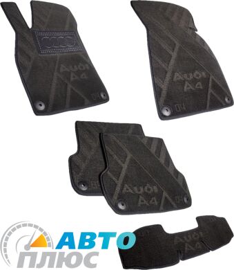Композитні килимки в салон Audi A4 (B6/B7) 2001-2007 (X) AVTO-Tex