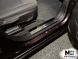 фото картинка Накладки на пороги Chevrolet Orlando 2011- (Premium) &mdash; АвтоПлюс