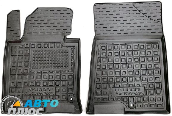 Передние коврики в автомобиль Hyundai Sonata LF/8 2016- (Avto-Gumm)