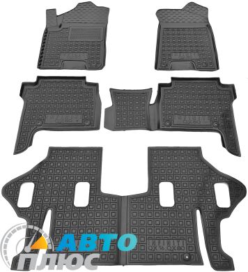 Автомобільні килимки в салон Infiniti QX80 2018- 7 місць (AVTO-Gumm)
