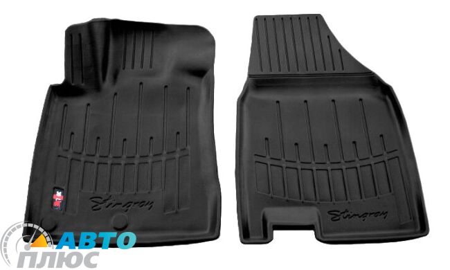 3D Коврики в салон автомобиля Nissan Qashqai 07-/Qashqai+2 2008- передние (Stingray)