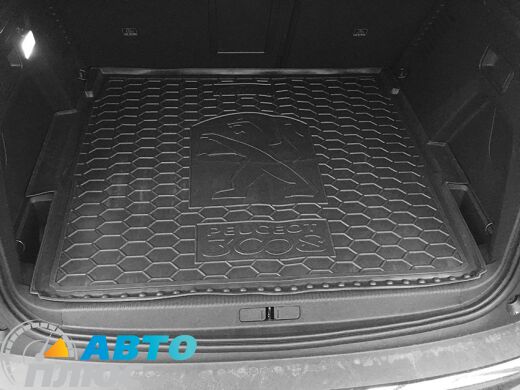 Автомобильный коврик в багажник Peugeot 3008 2017- верхняя полка (Avto-Gumm)