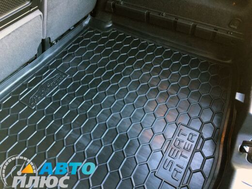 Автомобильный коврик в багажник Seat Altea 2004- нижняя полка (Avto-Gumm)