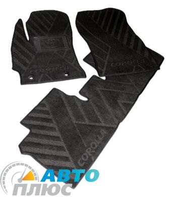 Композитні килимки в салон Toyota Corolla 2013-2019 (X) чорні AVTO-Tex