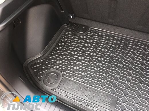 Автомобильный коврик в багажник Hyundai Venue 2021- верхняя полка (AVTO-Gumm)